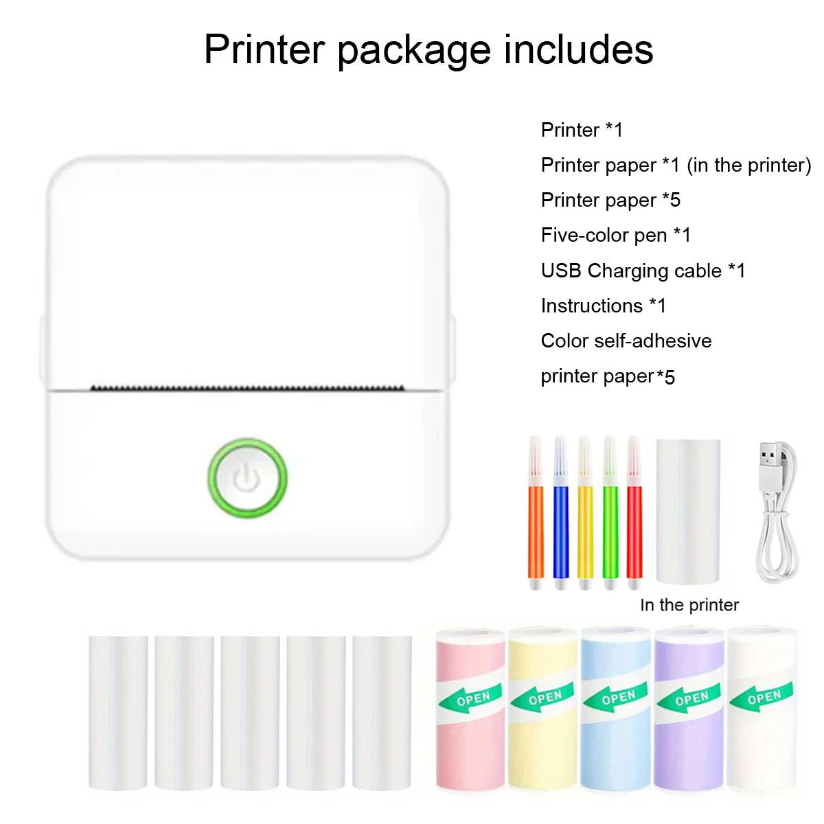 Mini Portable Printer